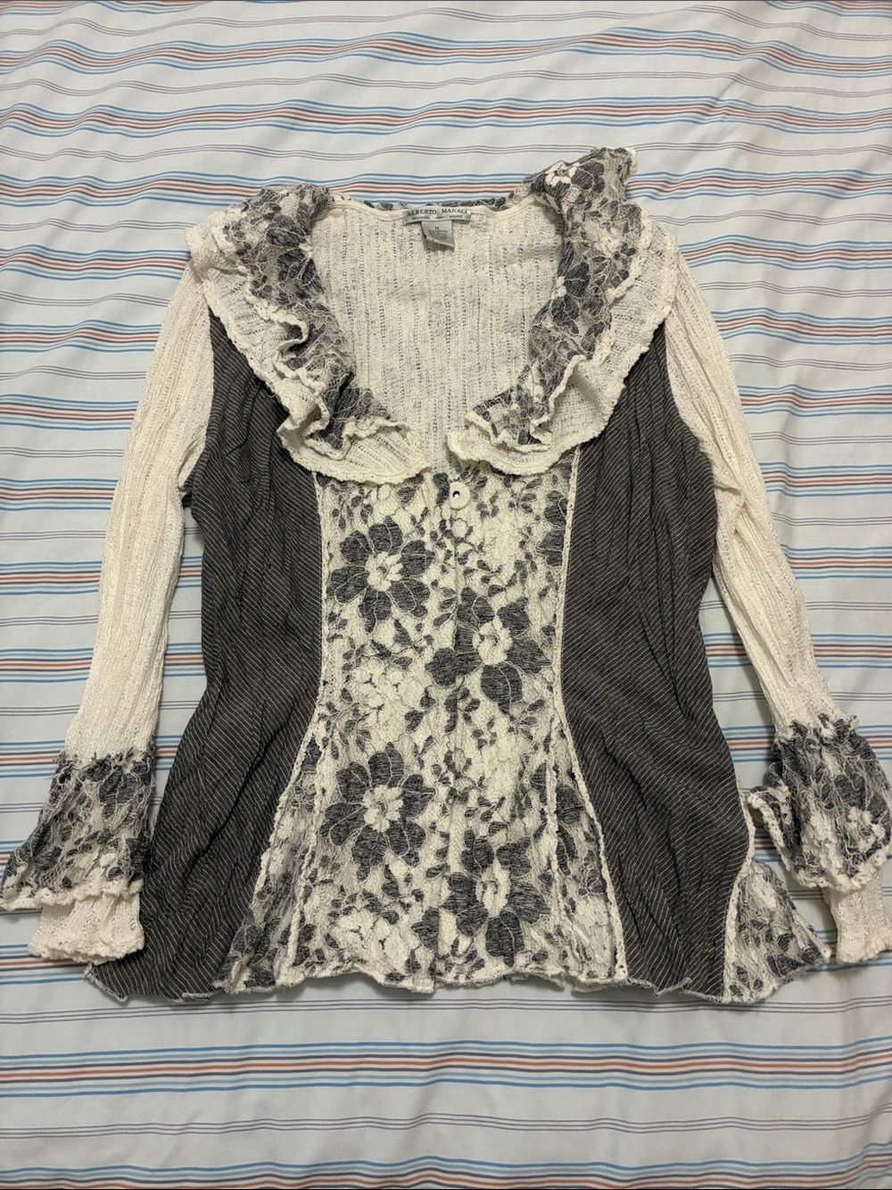 Alberto Makali Cream with dark gray 2 piece set - Picture 6 of 11